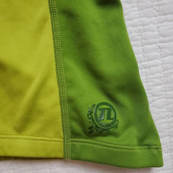 Novara Cycling Top Two Tone Green Half Zip Active Bike Jersey Back Pocket S - Picture 2 of 9